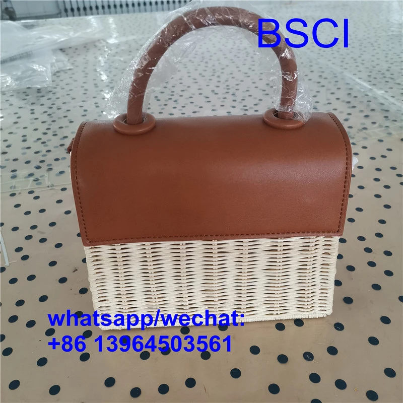 Chic Woven Slam Bag Shopper