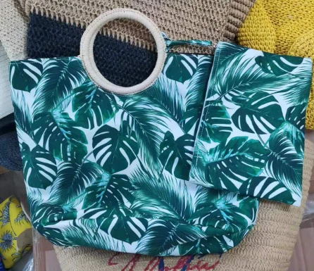 Tropical Women Beach Bag One Set