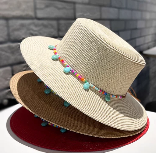 Nethnic Style Shaped Papir Women Sun Hat