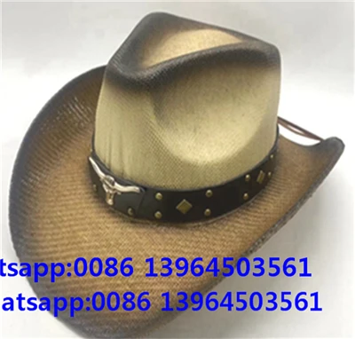 Retro papirnati slamnati šešir za muškarce
