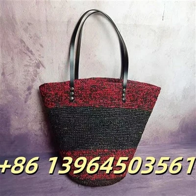 Raffia ramena na ramenu ljetna torba