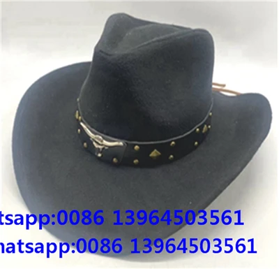 Crni starinski Fedora šešir za muškarce